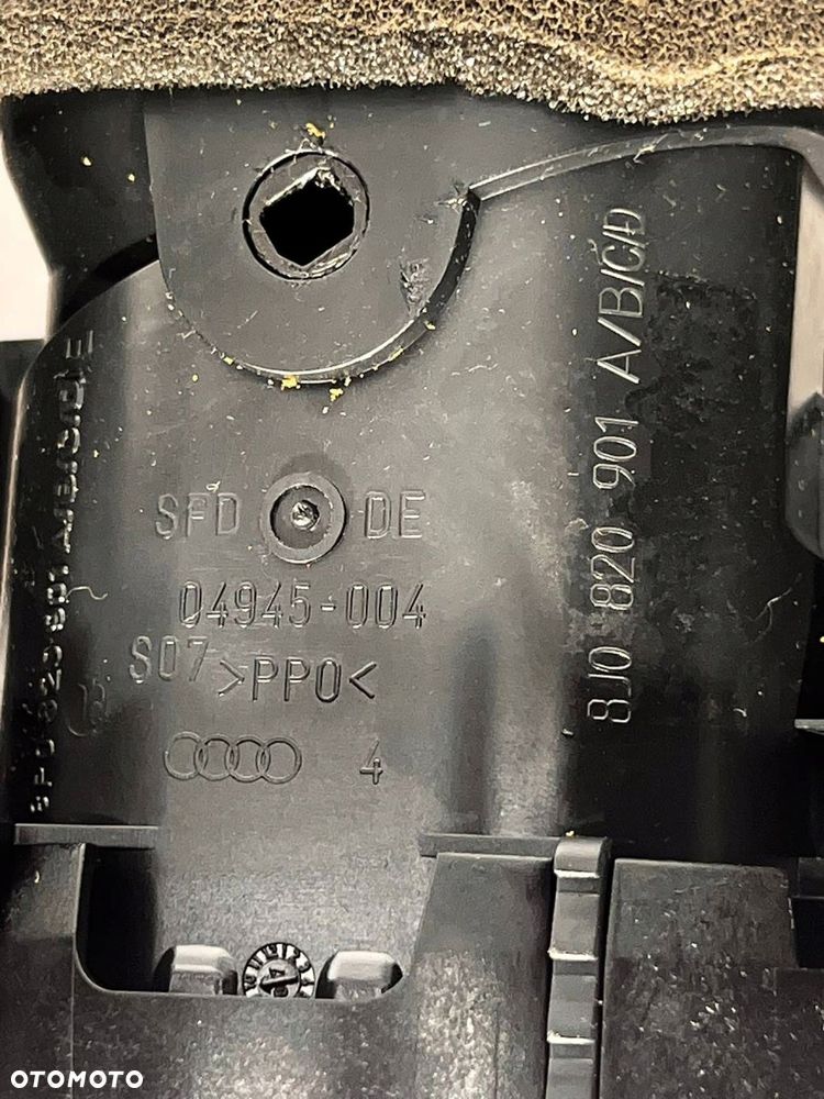 8P0 820 901 Dysze / Kratki nawiewu deski rozdzielczej Audi TT TTS Mk2 2008 - 6