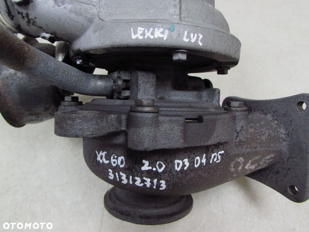 VOLVO S60 II V60 XC60 08-17 2.0 D5 TURBINA TURBOSPREZARKA 31312713 - 8