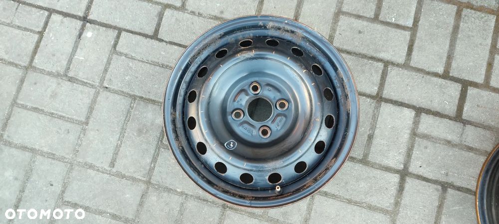 FELGI STALOWE 4x100 5.5J x15 CALI ET45 TOYOTA YARIS II KOMPLET 4 SZTUKI - 4
