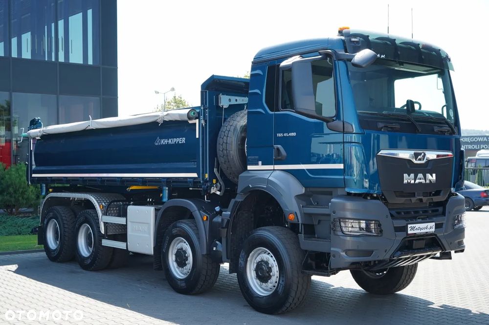 MAN TGS 41.480 / 8X8 / WYMIEŃ SWÓJ STARY NA NOWY / WYWROTKA 3 STRONNA / BORDMATIC / KH KIPPER / AUTOMAT / FABRYCZNIE NOWA - 2025 R / DOSTĘPNY OD RĘKI - 15