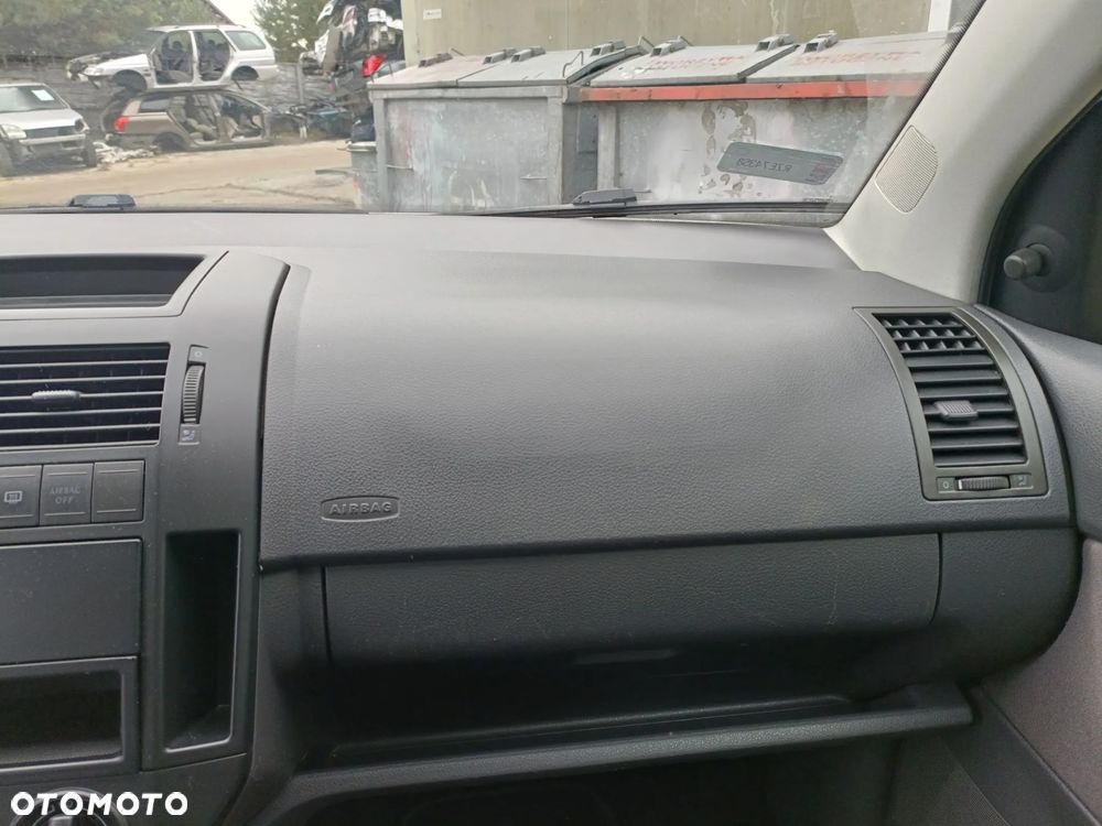 VOLKSWAGEN POLO IV 9N 01-09 LIFT 2009 r. 5D HB deska rozdzielcza + pasy lewy i prawy przód + moduł + AIRBAG * * - 4