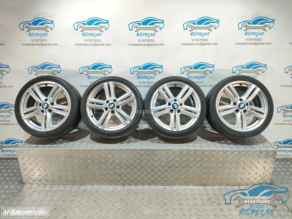 Conjunto Jantes 18" BMW Serie 1 Pack M - Style 386M - 7,5J | 8J | ET34 | ET37 | 5x120 - Originais | Jante | 36117845852 | 7845852 | 36117845853 | 7845853 | 245 35 18 | 225 40 18 | 5 x 120 | 18 Polegadas | Style 386 | F20 | F21 | F22 | F23 - 12