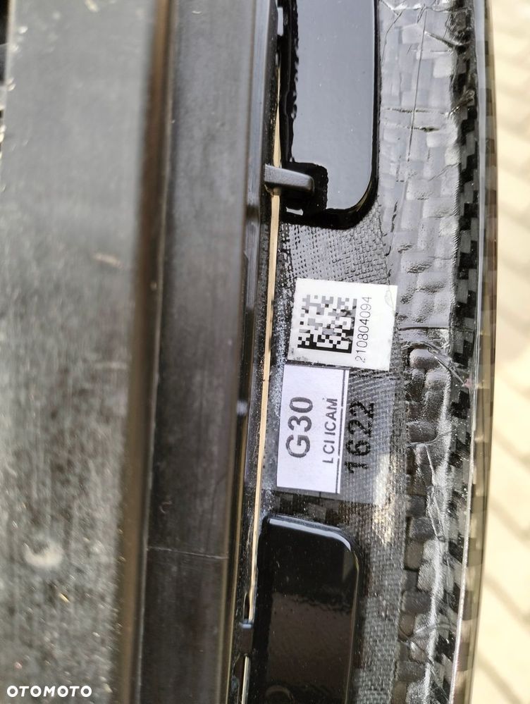 atrapa grill nerka osŁona bmw 5 g30 g31 lift lci carbon - 7