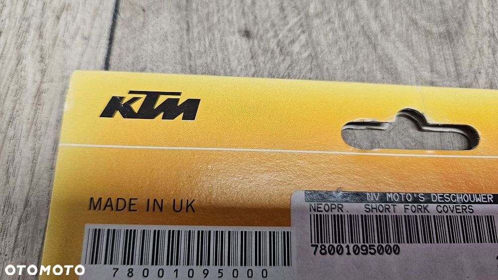 Oryginalne osłony widelca WP o średnicy 43-48 mm neopren KTM (krótkie)  78001095000 - 3