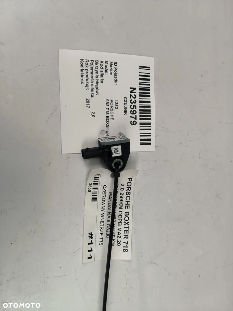 Czujnik uderzenia Airbag 99161822101 Porsche Boxtser 718  2017r. - 5