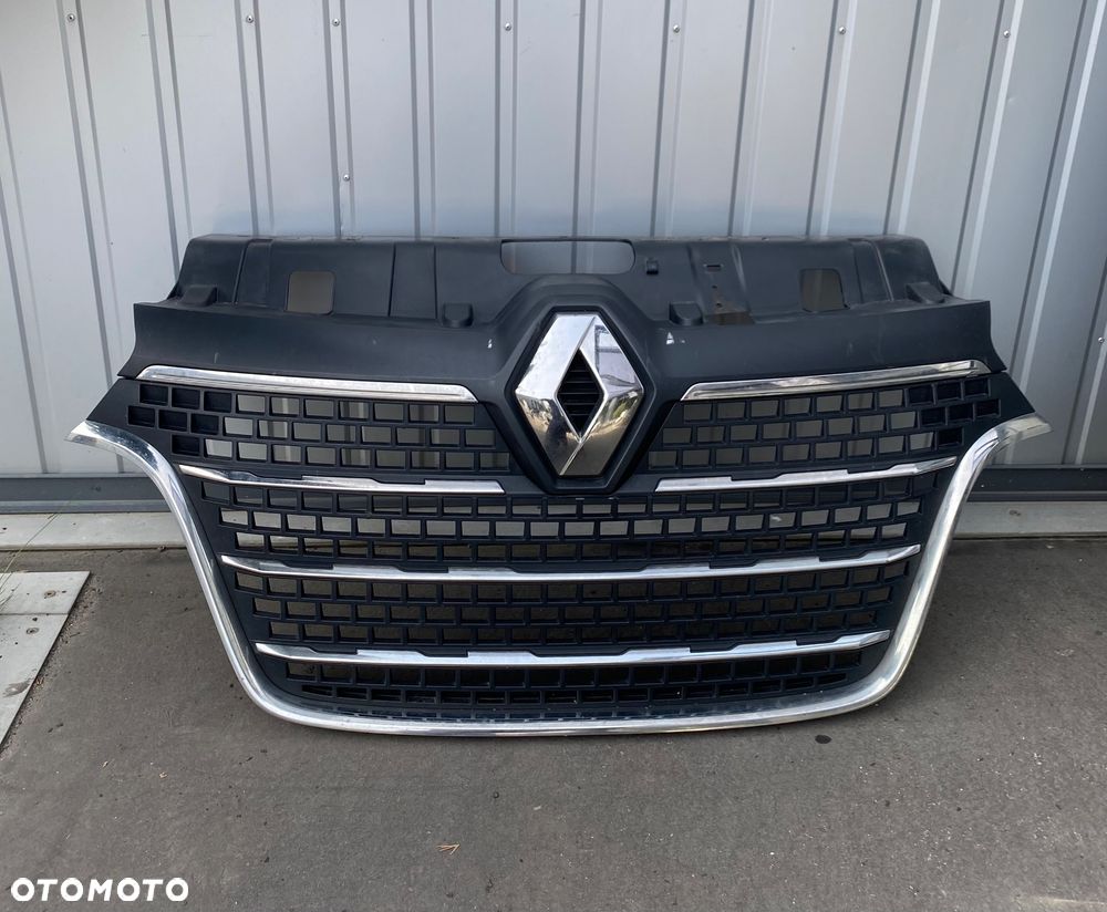 RENAULT MASTER 3 III  lift 4 IV 19-> Kompletny GRILL GRIL ATRAPA CHŁODNICY CHROM  628959833R - 2