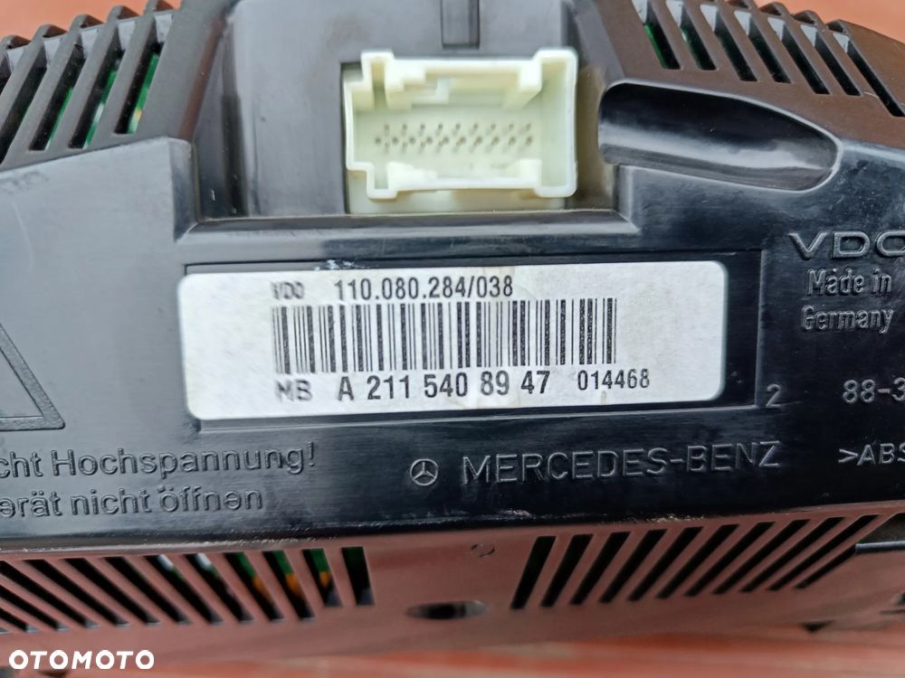 MERCEDES W211 DIESEL LICZNIK ZEGARY EU AVANTGARDE A2115408947 - 4