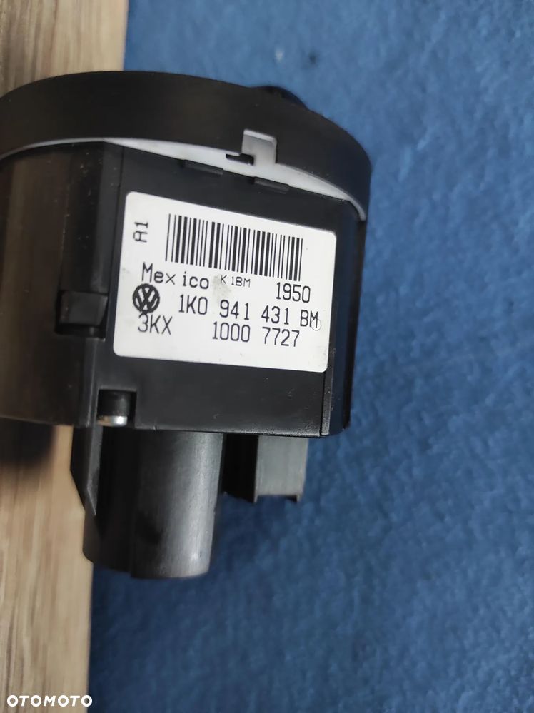 WŁĄCZNIK PRZEŁĄCZNIK ŚWIATEŁ GOLF 5 PASSAT B6 1K0941431BM. - 2