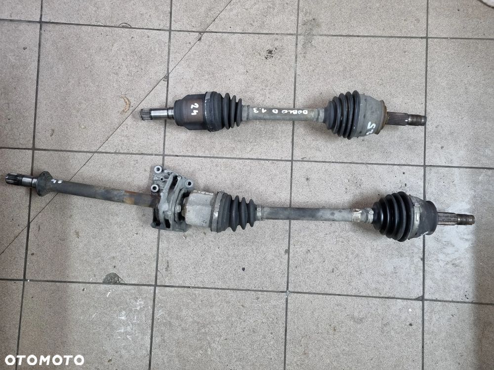 PÓŁOŚ LEWA PRAWA KRÓTKA DŁUGA OPEL COMBO D FIAT DOBLO 3 III 10-20r. 1.3 CDTI - 1