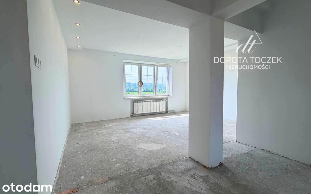 Nieznanowice Gdów | 3-pok. Mieszkanie ze strychem i ogrodem | 78,50 m²
