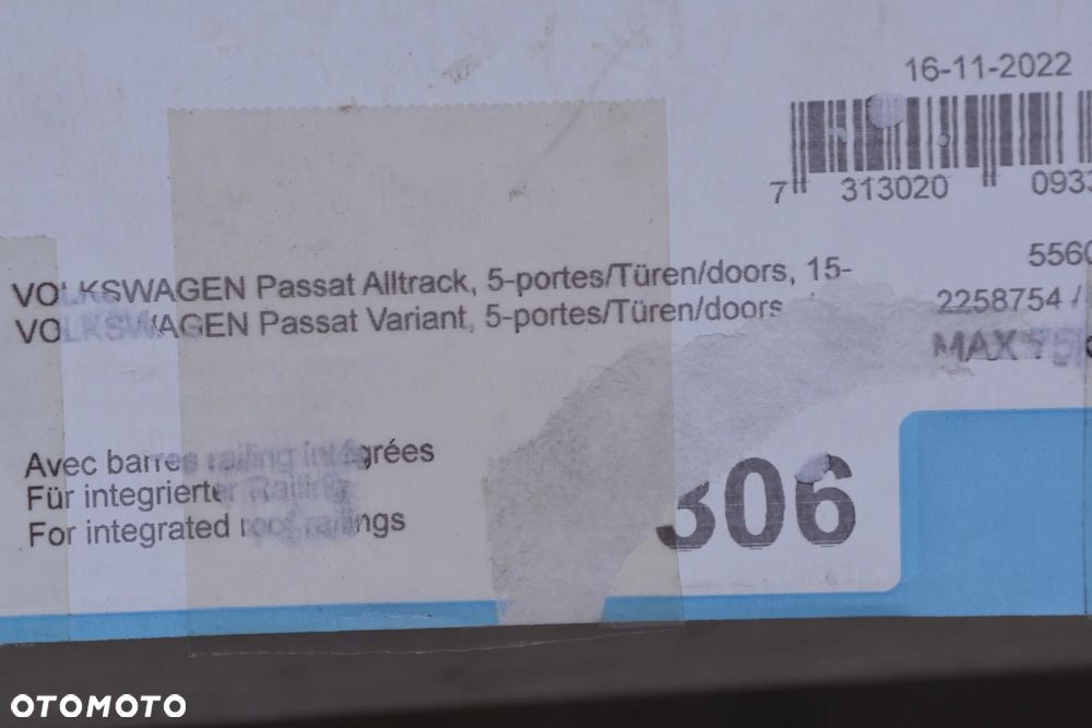 VW Passat B8 Kombi - bagażnik aluminiowy na klucz - 3