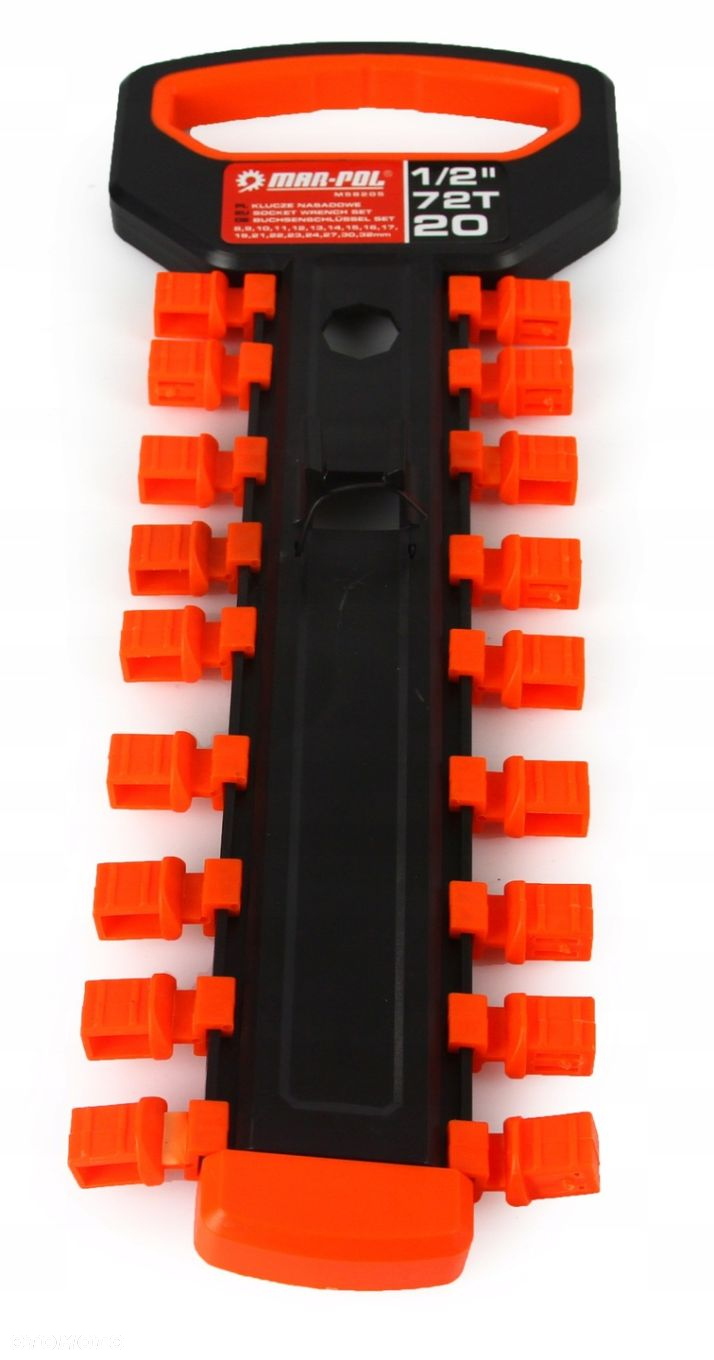 KLUCZE NASADOWE 1/2" 20szt 8-32mm - 4