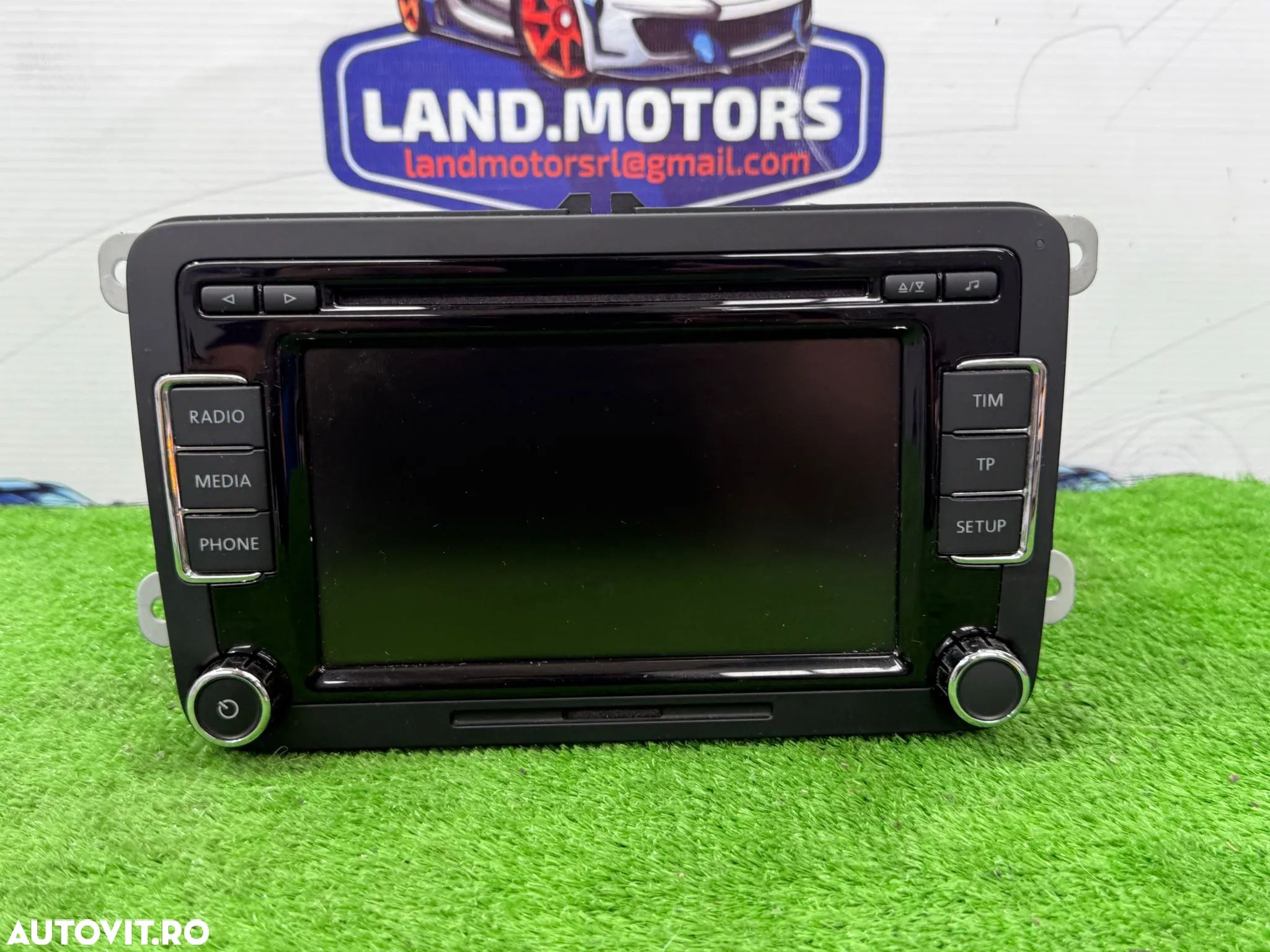 DISPLAY NAVI / ECRAN MEDIA RADIO CD SKODA SUPERB II Combi 2010 2.0 DIESEL COD OEM 3T0035156B BP-648259360 2008-2015 - 1