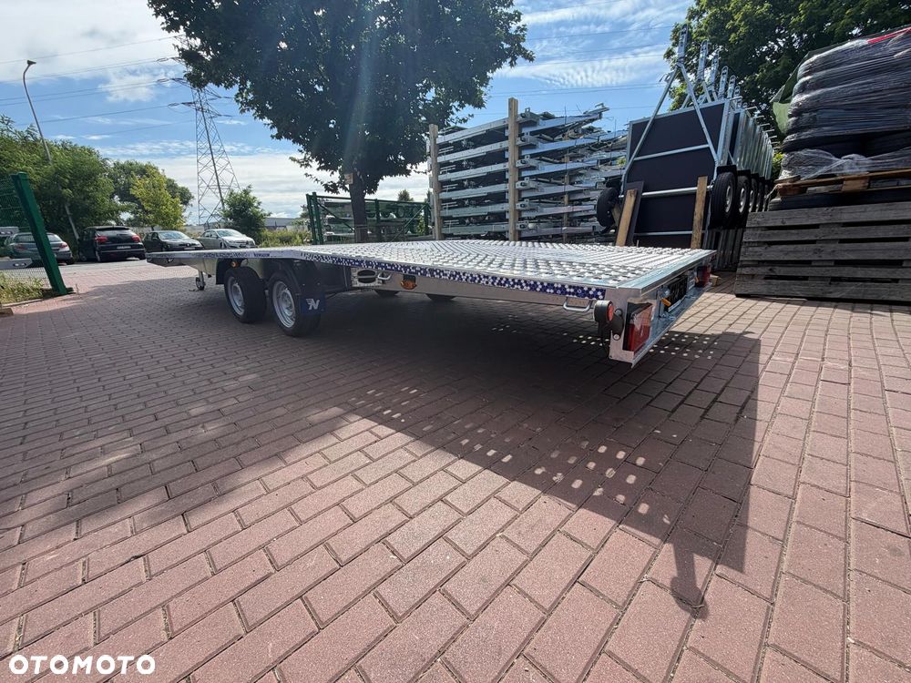 Niewiadów Laweta Boro Jupiter 6x2.1 raz łamana 2 osie wypełniona blachą alu pod busy DOSTAWA - 10
