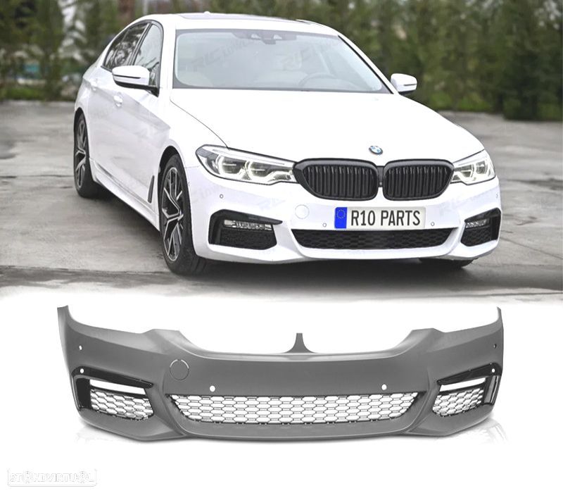 PARA-CHOQUES FRONTAL BMW G30 G31 17-20 LOOK M 6 PDC - 1