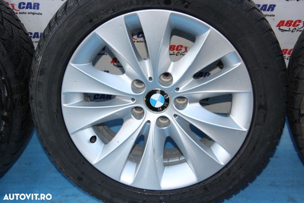 Jante Aliaj Aluminiu Roti BMW Seria 5 E60 / E61 225/50 R17 / 71/2Jx17EH2 5x120 DUNLOP M+S DE IARNA  COD: 6758775 / 0544070 - 3
