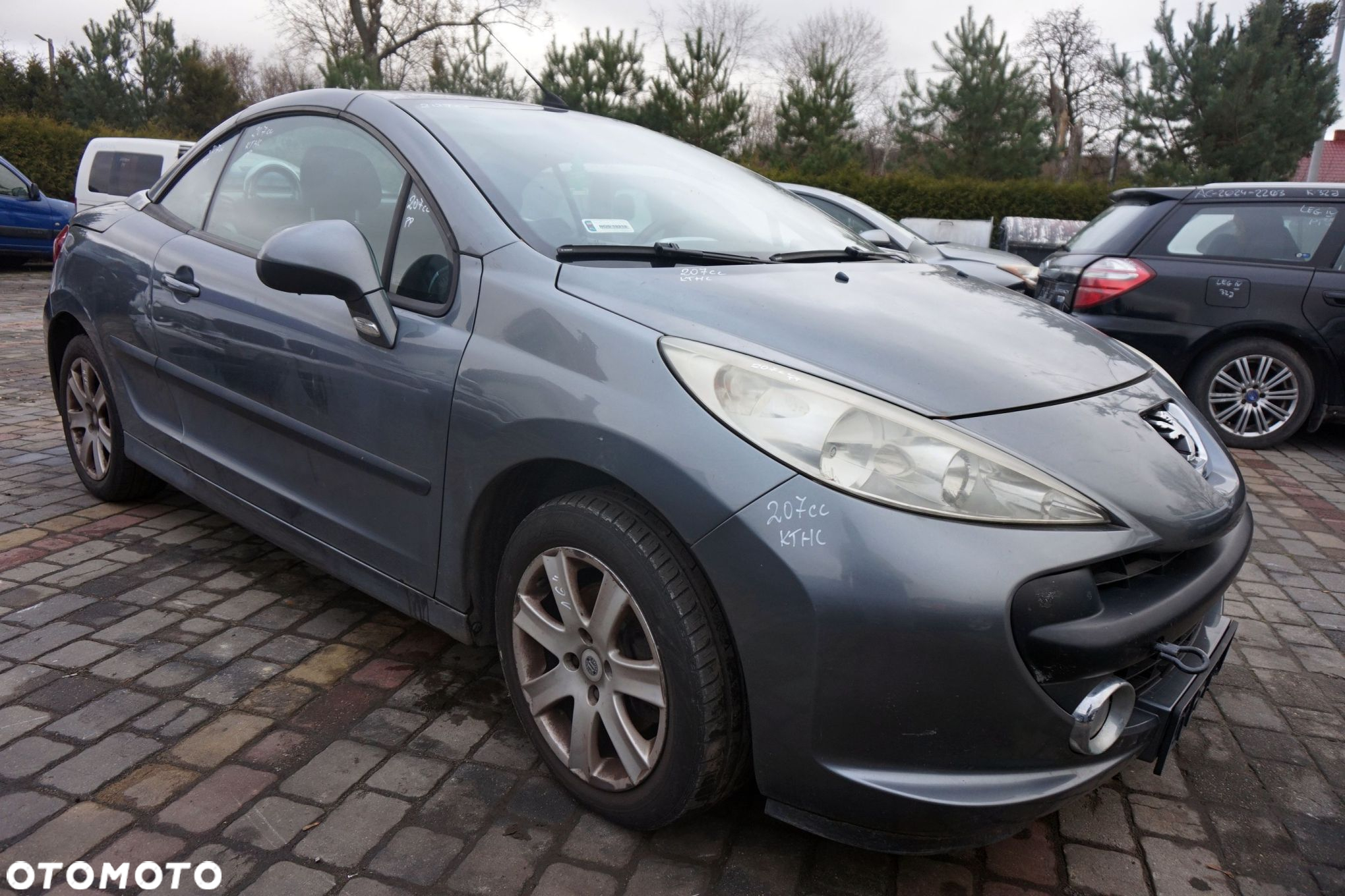 PEUGEOT 207 CC CABRIO 2008 KTHC 1.6 VTI EP6 120KM 20CQ46 SZARY na części - 7