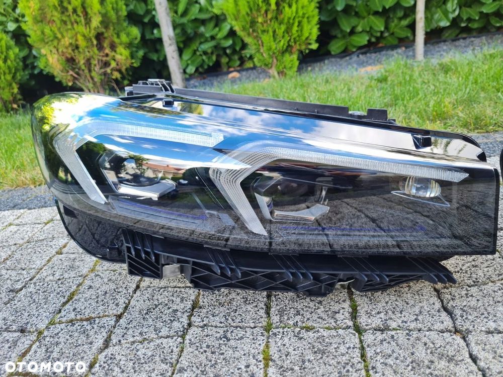 BMW 3 G20 G21 LIFT Lampy przód Full Led Adaptive Shadow Line Black Skrętny - 3