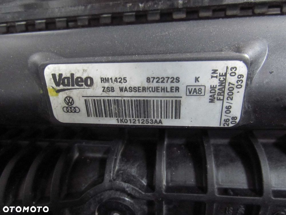 VW PASSAT B6 2.0 TDI BXE WZMOCNIENIE PAS PRZOD CHLODNICE BELKA 1K0121207T 1K0121253AA 3C0145805R - 8