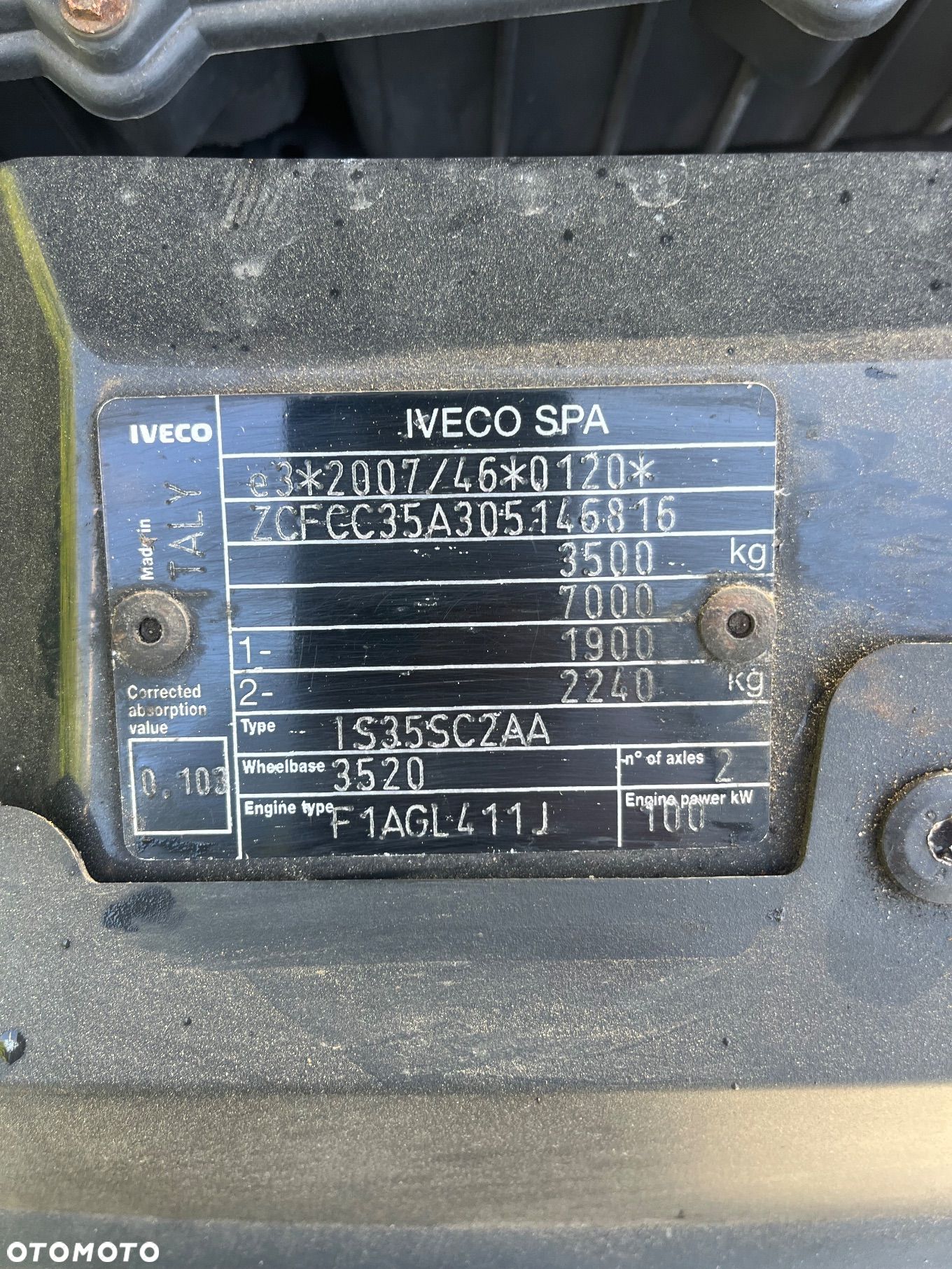 F1agl411j silnik kompletny Iveco daily euro 6 2017 - 1