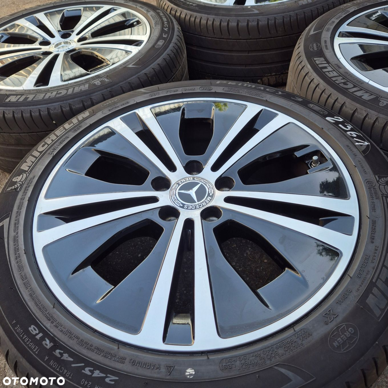 LATO KOŁA 245/45 R18 ORYGINAŁ MERCEDES S E-KLASA W213 W140 W220 VITO W212 - 6