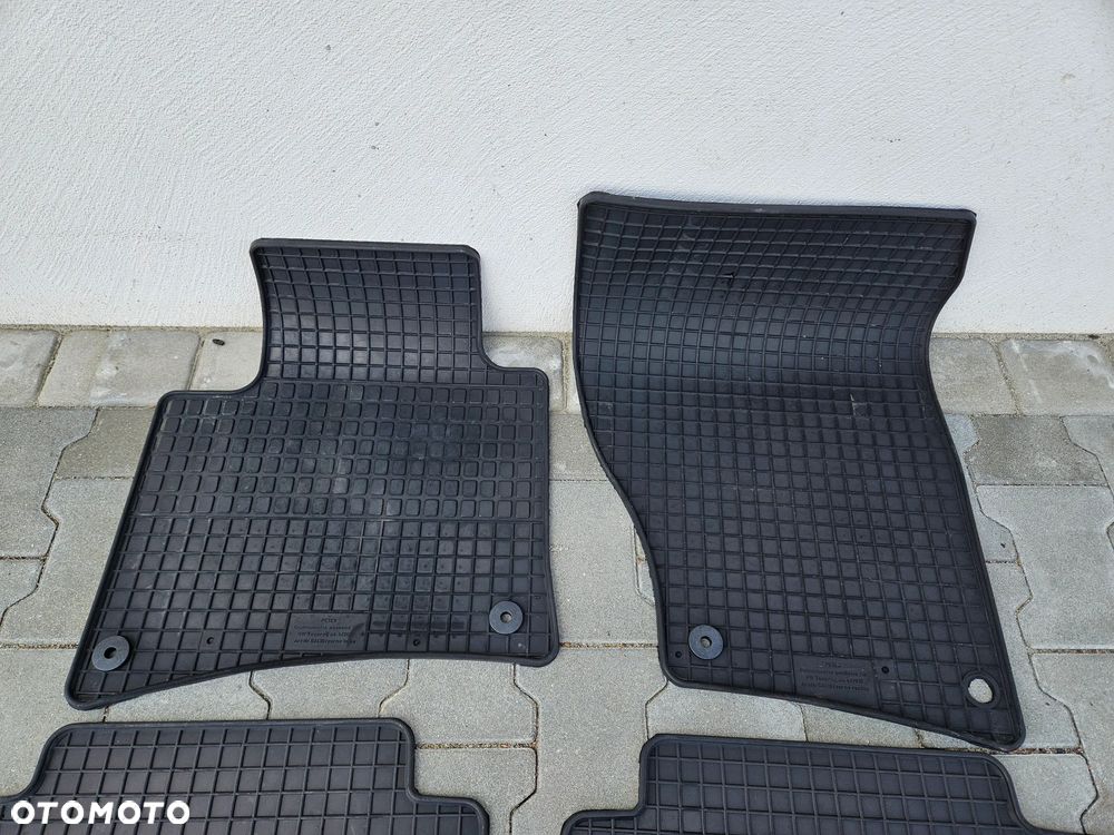 VW TOUAREG 7L 03-09R WYCIERACZKI DYWANIKI GUMOWE CZARNE KOMPLET PRZOD TYL PETEX - 2