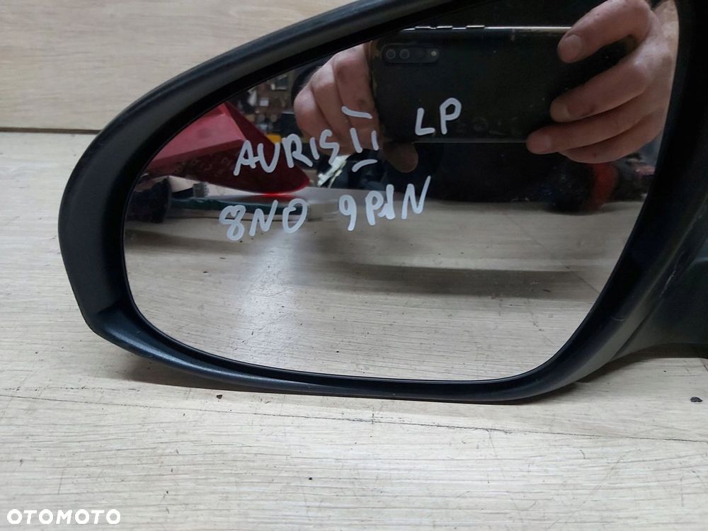 Toyota Auris II lusterko lewe 9 PIN 8n0 składane UK - 5