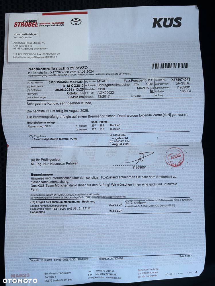 Mazda 3 SKYACTIV-G 120 KIZOKU - 36