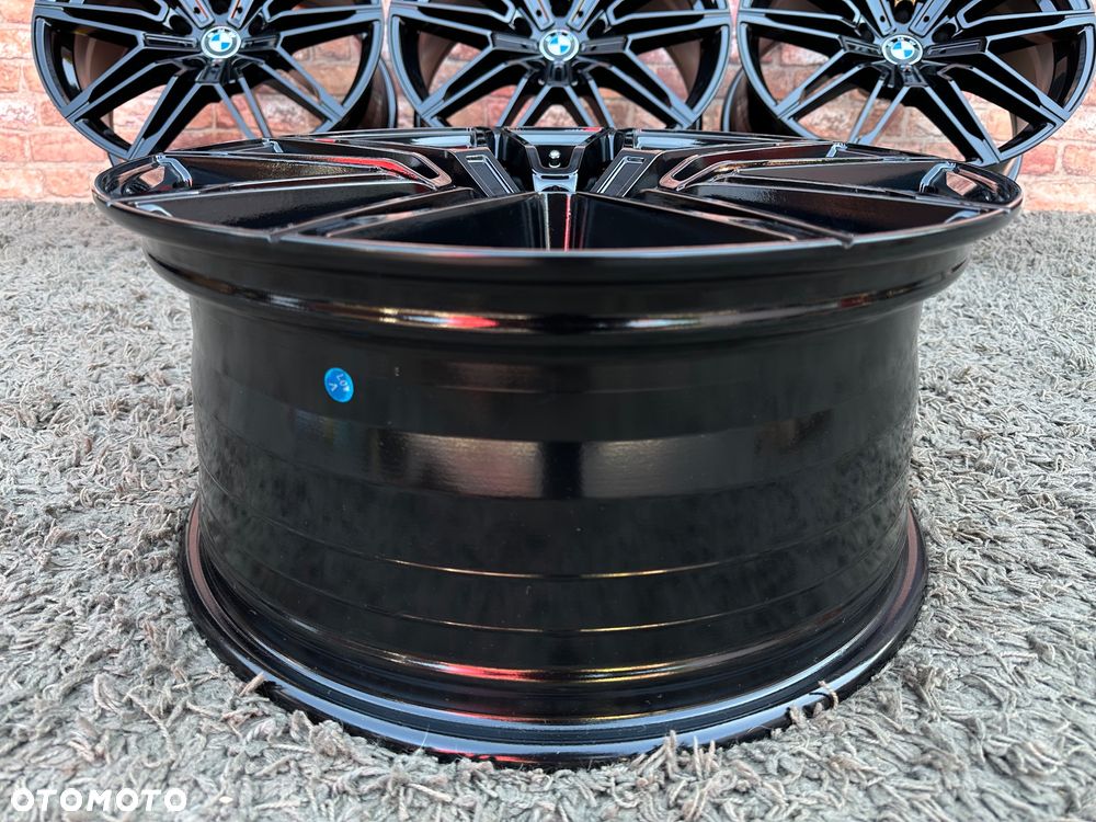 Czarne alufelgi 5x120 19 Black 8.5j ET30 BMW seria 3 5 F10 E46 E90 F30 F32 F34 F01 F12 Z4 E60 xDrive M pakiet jak styling 930 Carbonado Solid Japan Racing - 15