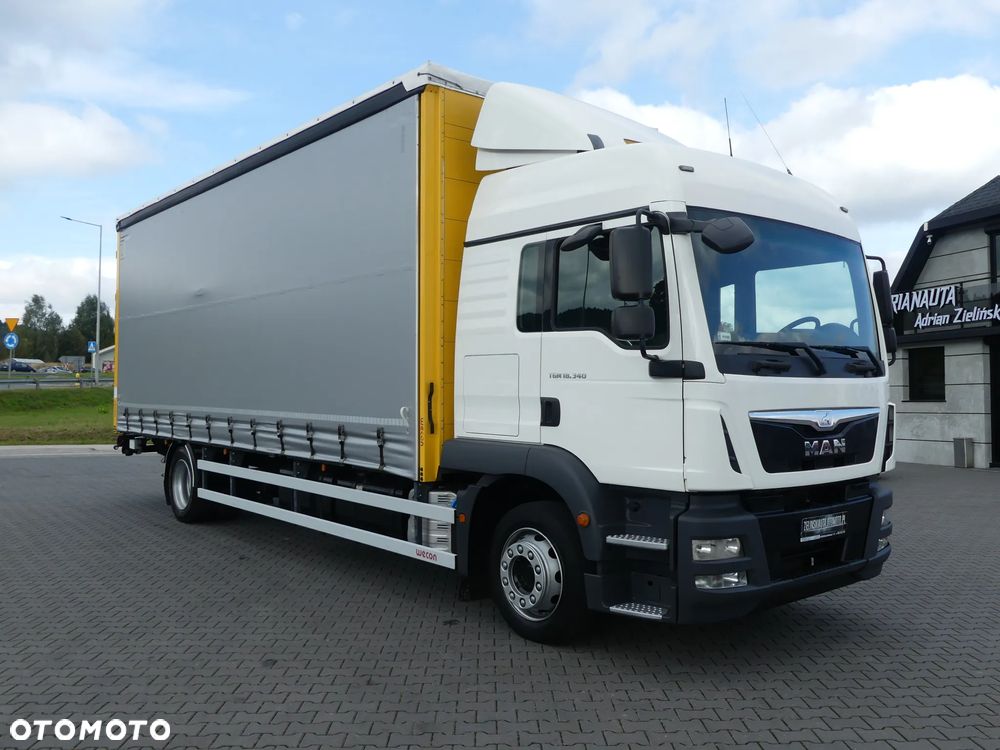 MAN TGM 18.340 / FIRANKA 7.70 + WINDA / ZSUWANY DACH / EURO 6 / - 11