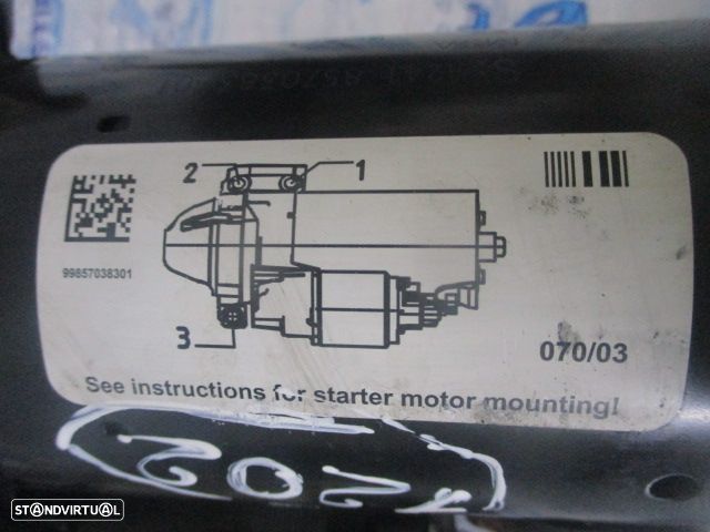 Motor De Arranque 857038301 0001148010 1005841073 BMW SERIE 5 F10 FASE 1 2012 525 XDRIVE 2.0D 4X4 218CV 4P PRETO BMW F20 2016 116D 115CV 3P PRETO BMW F11 FASE 1 520D 2011 2.0D 184CV 5P PRETO - 6