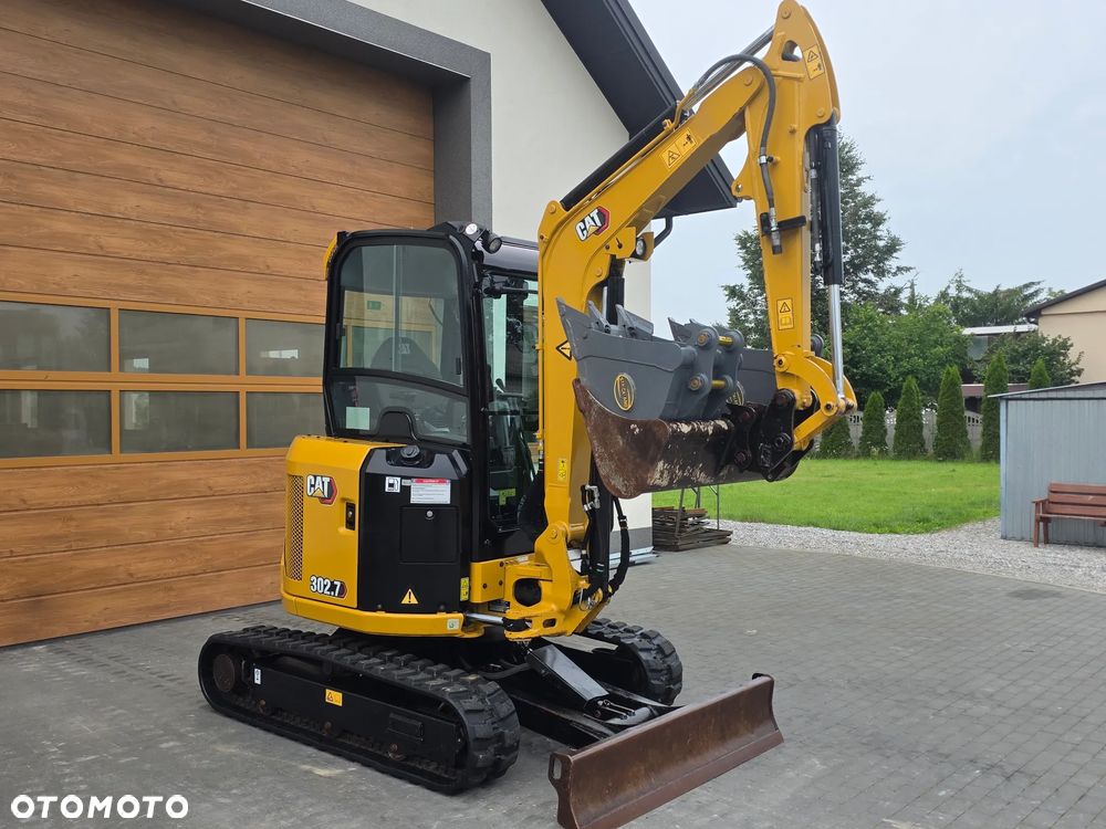 Caterpillar CAT 302.7 CR mini koparka szybkozłącze 3 łyżki piękna serwisowana 1 wł JCB sprowadzona w oryginale - 34
