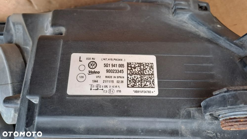 VW GOLF 7 VII 5G 12- 5G1941005 LEWA LAMPA PRZÓD PRZEDNIA ŁADNA - 6