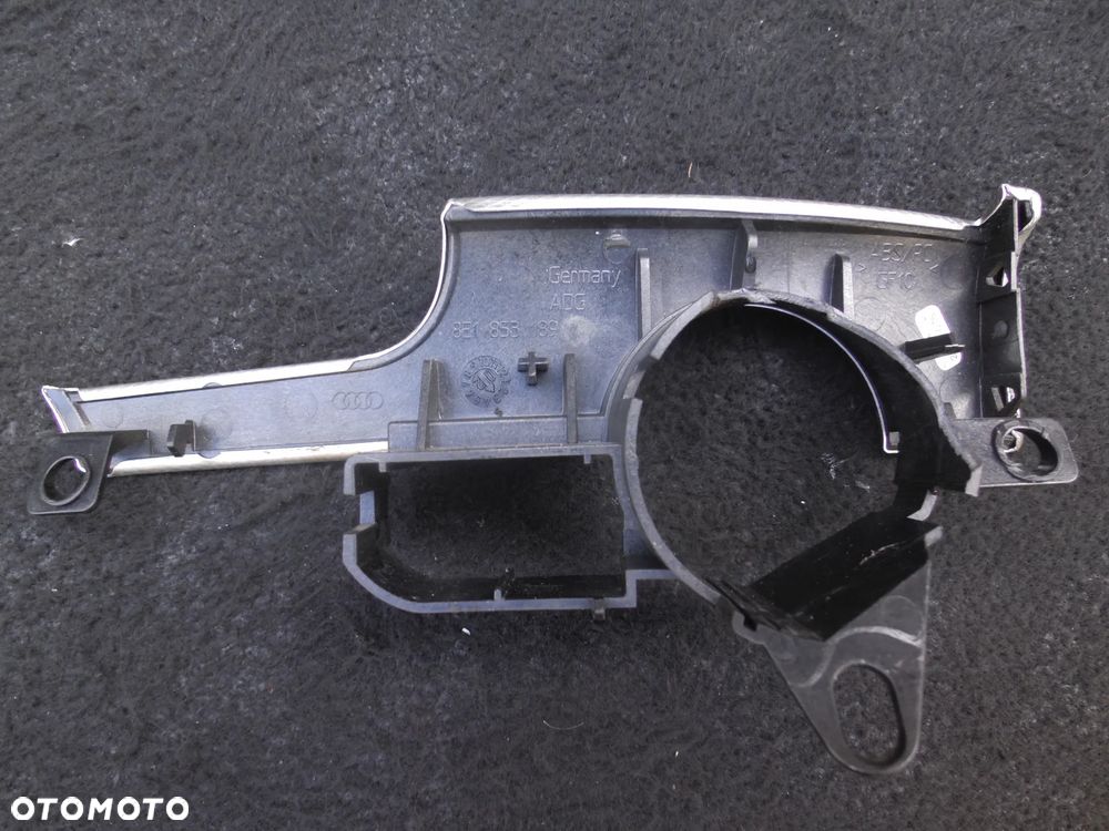 AUDI A4 B6 LISTWA RAMKA DEKOR KONSOLI DESKI ROZDZIELCZEJ PRZEŁĄCZNIKA ŚWIATEŁ 8E1853189 ALUMINIUM - 6