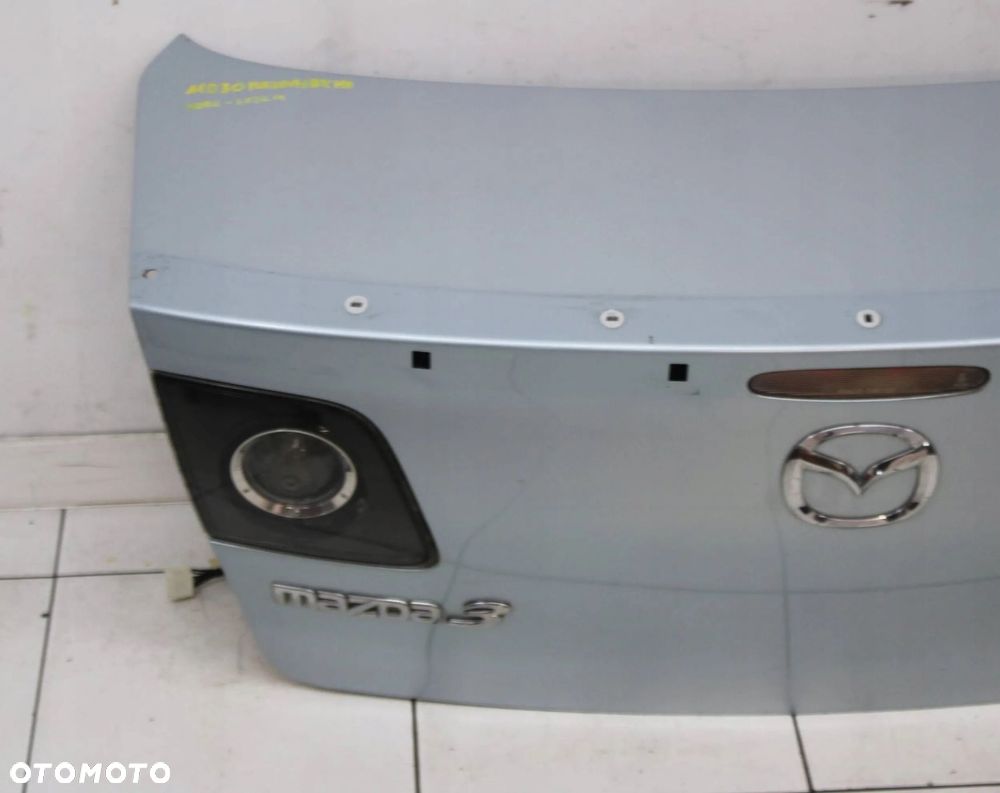 MAZDA 3 BK SEDAN 04R- KLAPA BAGAŻNIKA TYŁ TYLNA 33Y - 3