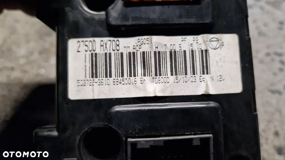 NISSAN MICRA K12 PANEL KLIMATYZACJI 27500AX708 - 3
