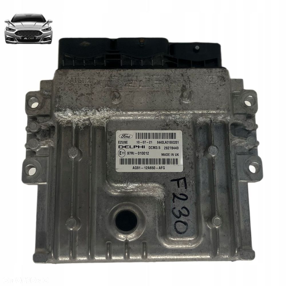 STEROWNIK SILNIKA 2.0 TDCI EURO 5 FORD MONDEO MK4 AG91-12A650-AFG - 1