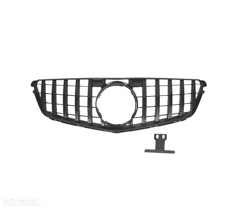 GRELHA DIANTEIRA MERCEDES W204 07-14 LOOK AMG GT PRETO BRILHANTE - 2