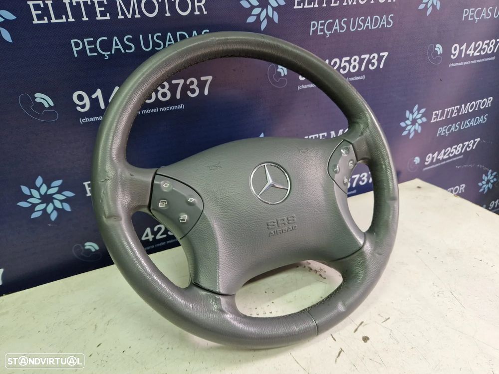 Volante usado pele com airbag MERCEDES 220 CDI W203 - 1