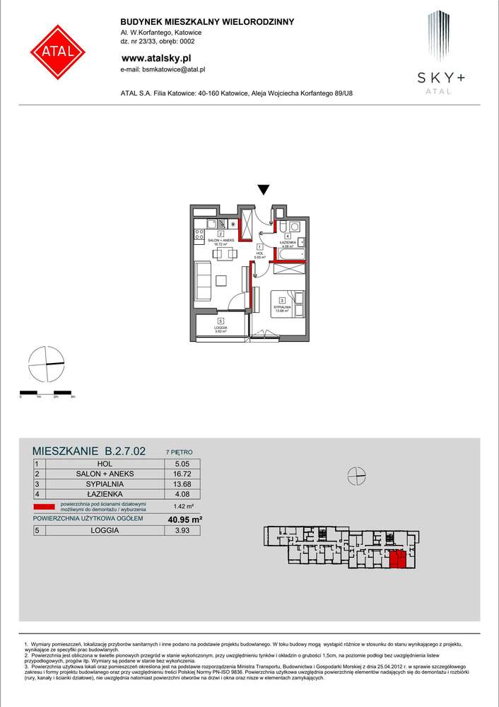 2-pokojowe mieszkanie 40m2 + loggia Bezpośrednio - Pełny obrazek: 2/24