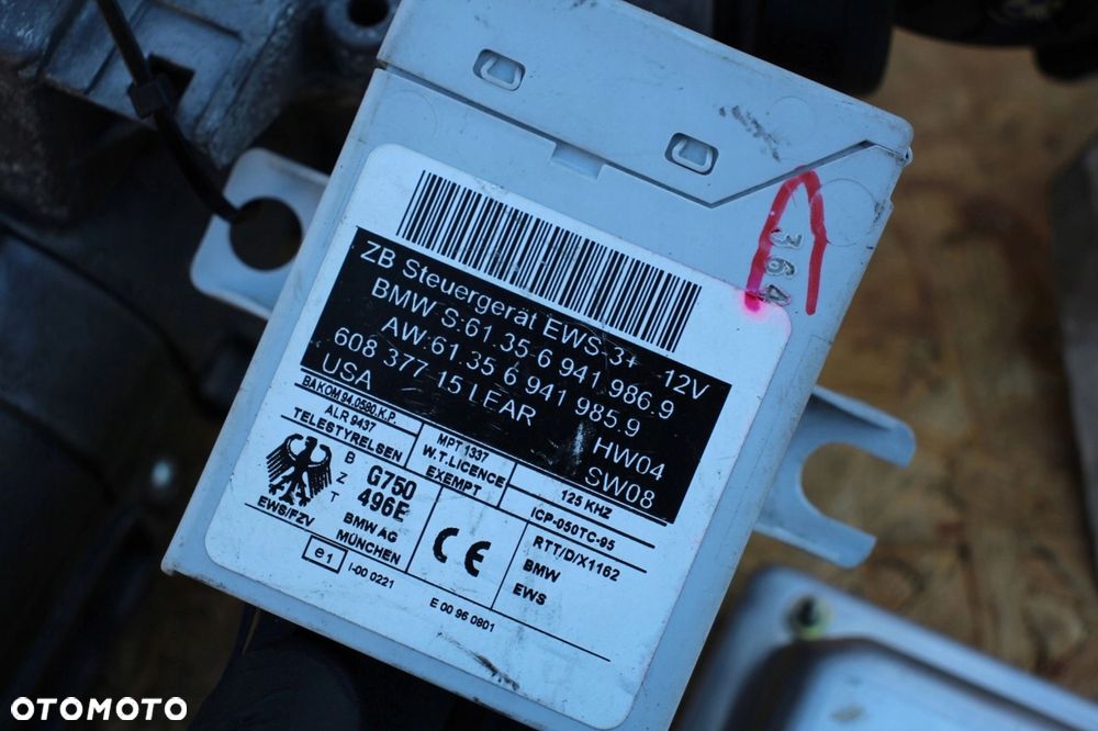 Komputer sterownik silnika zestaw startowy BMW M54 MS45 7543157 x3 z4 e60 - 3