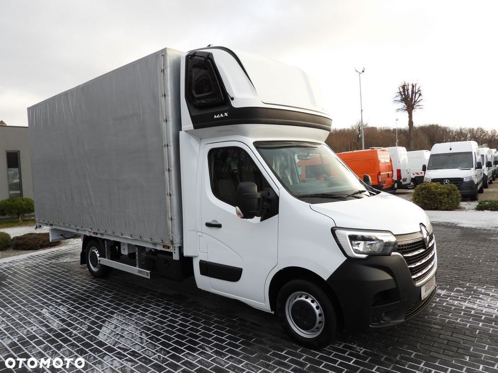 Renault MASTER PLANDEKA 10 PALET WEBASTO TEMPOMAT LEDY PNEUMATYKA KLIMATYZACJA  165KM - 5