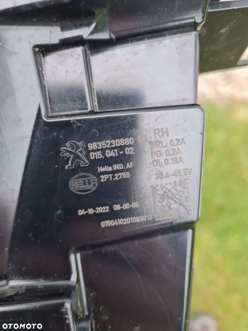PEUGEOT 308 III T10 Lampa prawa przód DRL Led Full Led Matrix 98491148 - 12