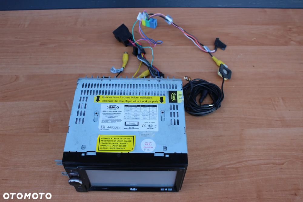 RADIO 2 DIN GMS 6601 2-DIN DVD/CD/MP3/FM/BLUETOOTH/USB/SD/NAWIGACJA - 5