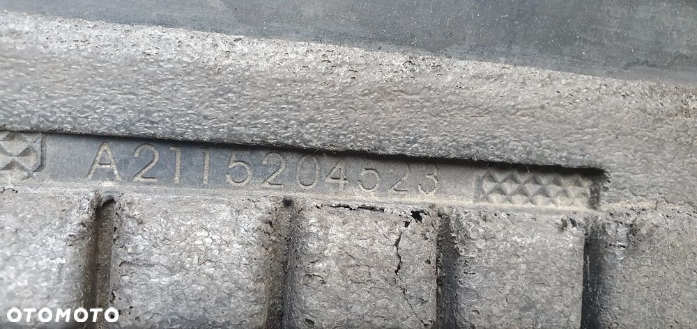 Osłona płyta pod zderzak przód Mercedes W211 Lift A2115204523 - 6
