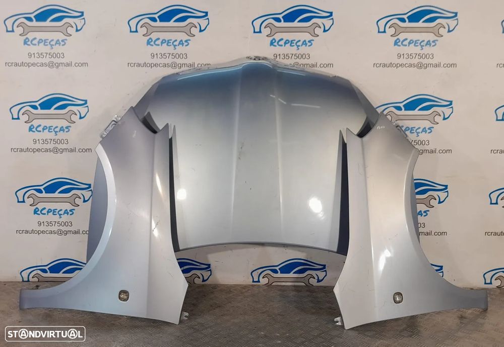 FRENTE COMPLETA SKODA FABIA II 2 MK2 542 CAPOT PARACHOQUES GUARDA-LAMAS OTICAS RADIADOR VENTILADOR FRENTE FIBRA REFORÇO - 13