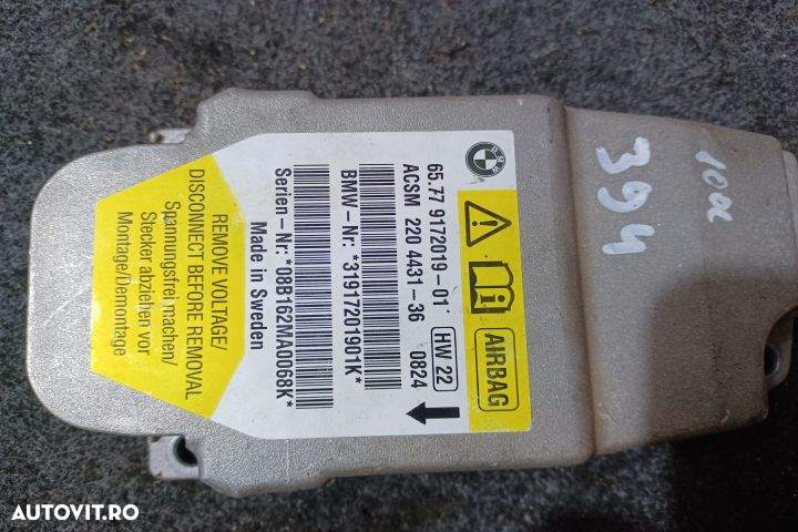 Calculator airbag 9172019 MX1253 BMW Seria 5 E60/E61 [2003 - 2007] - 4