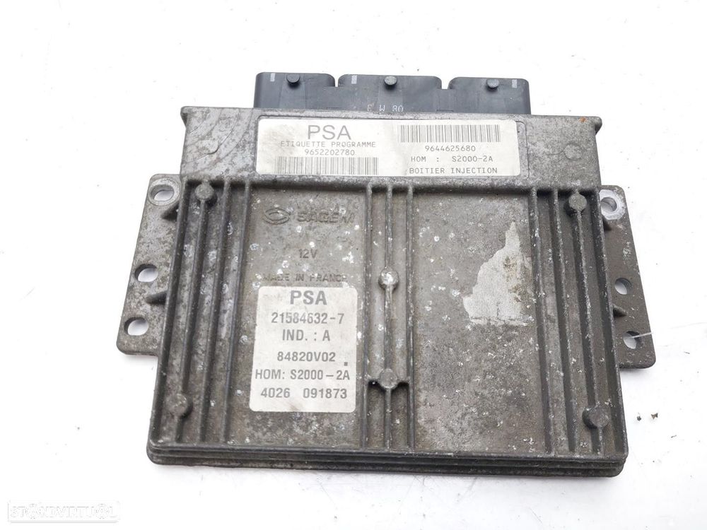 CENTRALINA MOTOR UCE PEUGEOT 206 FASTBACK 2004 -9652202780 - 4