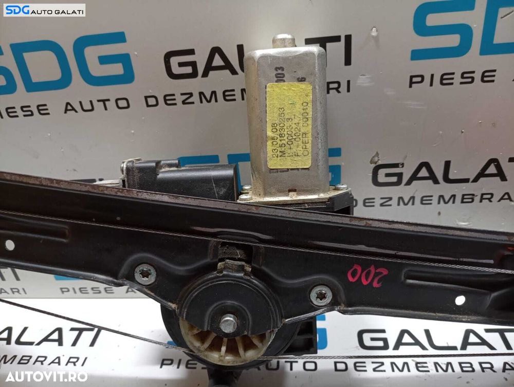 Macara cu Motoras Electrica Usa Portiera Dreapta Fata Lancia Delta 2008 - 2014 Cod 51830253 [M7333] - 3