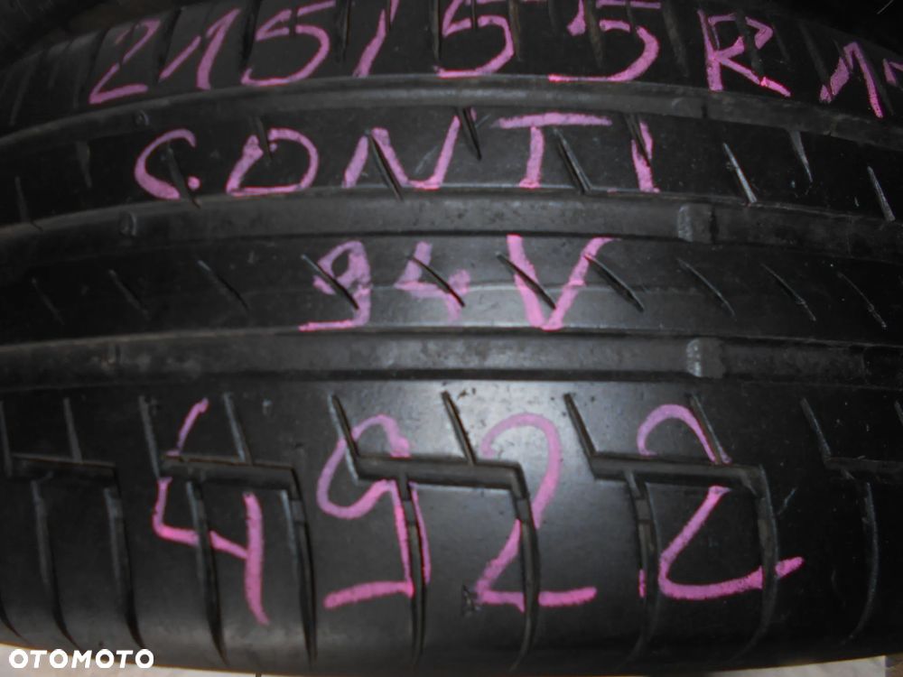 OPONY 215/55R17 CONTINENTAL PREMIUM CONTACT 6 DOT 2023 / 4922 7MM - 3